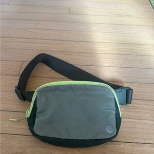 lululemon athletica Gray and Green Men's Bag
